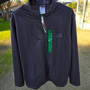 Adidas Men’s Tricot Full Zip Track Jacket, Grey, Size Extra Large, NWT Gray
